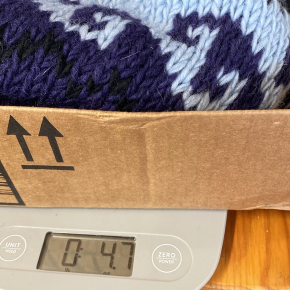 Wool Mohawk beanie hat made in Nepal fleece lined ski snowboard edgy skater - Picture 7 of 7